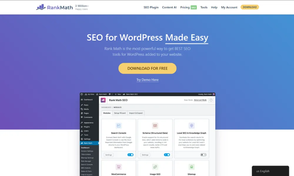 Rank Math SEO